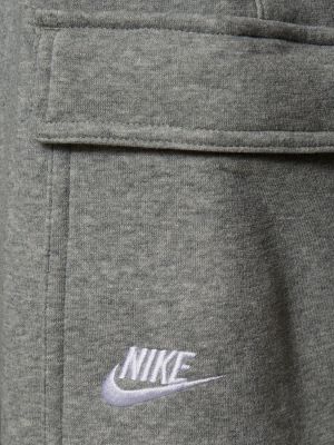 Pantaloni scurți cargo din bumbac Nike gri