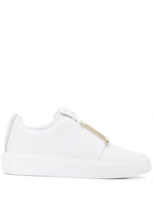 Skli på slip-on sneakers Balmain hvit