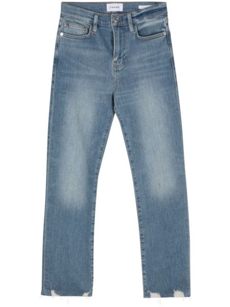 High waist stretch-jeans Frame blau