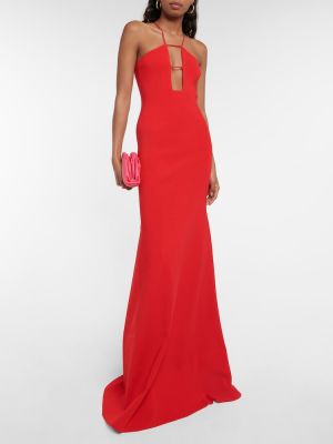 Μάξι φόρεμα Victoria Beckham κόκκινο