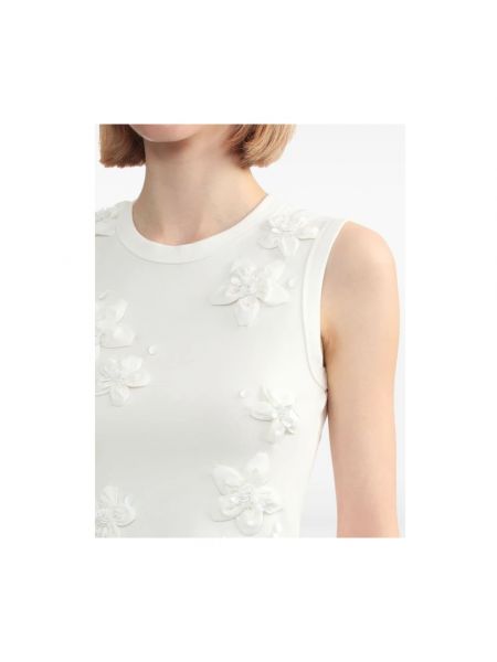 Camiseta de flores Shushu/tong blanco