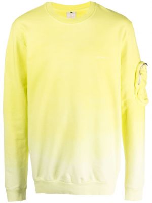 Bluza bawełniana z nadrukiem Premiata żółta