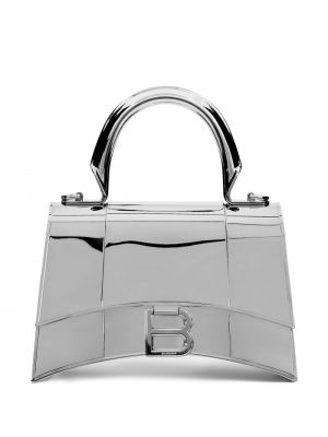 Shopper kabelka Balenciaga stříbrná