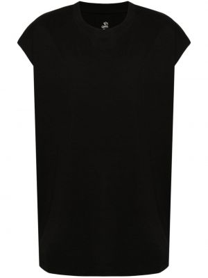 Βαμβακερή αμάνικη μπλούζα Thom Krom μαύρο