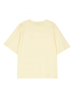 Medvilninis marškinėliai Société Anonyme geltona