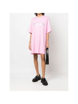 Mini vestido con estampado Msgm rosa