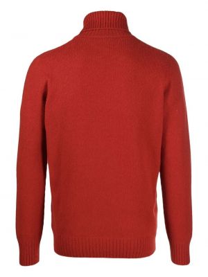 Sweter wełniany D4.0 czerwony