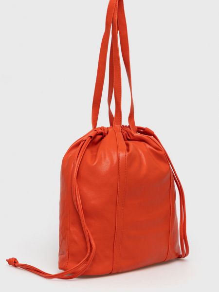 Красная сумка шоппер United Colors Of Benetton