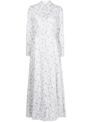 Φλοράλ φόρεμα με σχέδιο Evi Grintela λευκό
