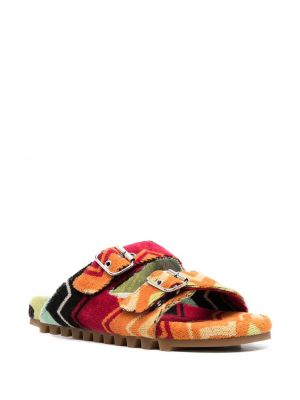 Sandale mit print Missoni orange