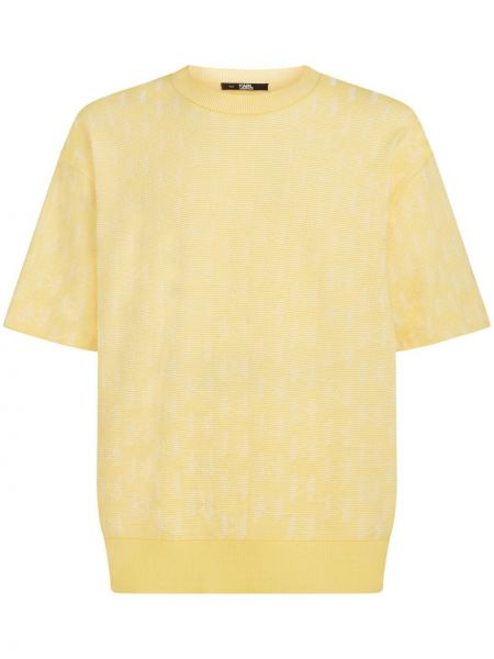 Sweatshirt aus baumwoll Karl Lagerfeld gelb