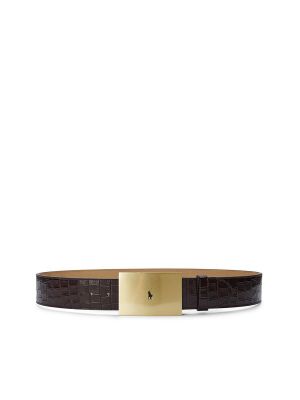 Cinturón de cuero con hebilla Polo Ralph Lauren