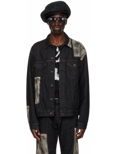 Джинсовая куртка Yohji Yamamoto черная