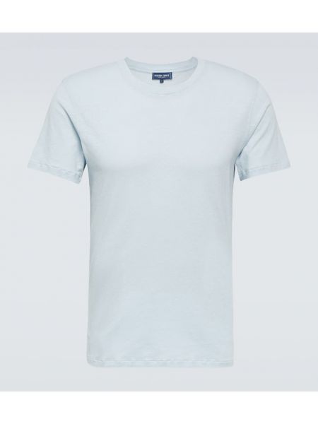 Camiseta de lino de algodón Frescobol Carioca azul