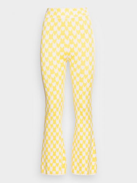 Spodnie Glamorous żółte