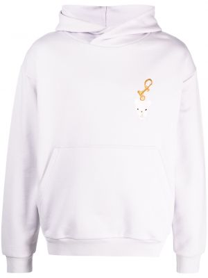 Hoodie med broderi Vivienne Westwood lila