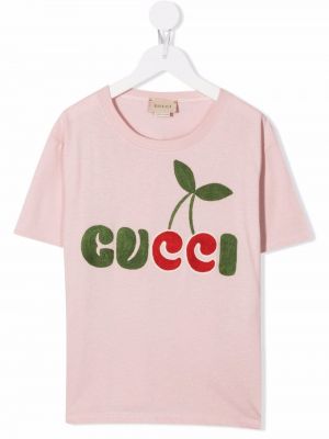 Tričko Gucci Kids, růžová