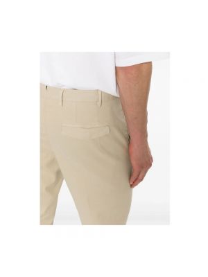 Spodnie slim fit Pt01 beżowe