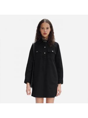 Sukienka A.P.C. Robe Mia COFBV-F05878 BLACK WASHED A.p.c.