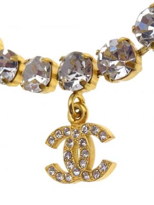 Bransoletka z kryształkami Chanel Pre-owned złota