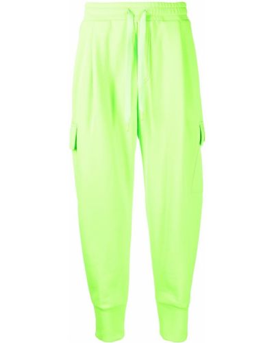 Спортни панталони Dolce & Gabbana зелено
