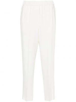 Pantalon avec perles slim Peserico blanc
