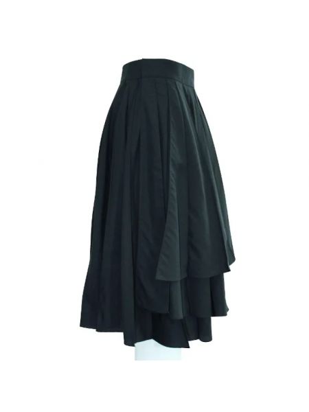 Falda Hermès Vintage negro