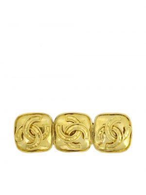 Brož Chanel Pre-owned zlatá