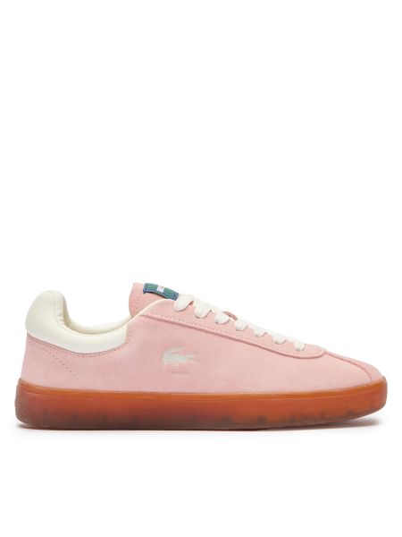 Różowe sneakersy Lacoste