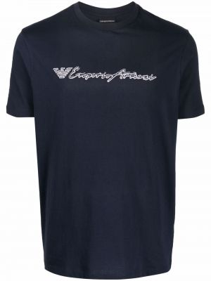 T-shirt Emporio Armani blå