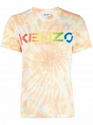Тениска с принт с tie-dye ефект Kenzo