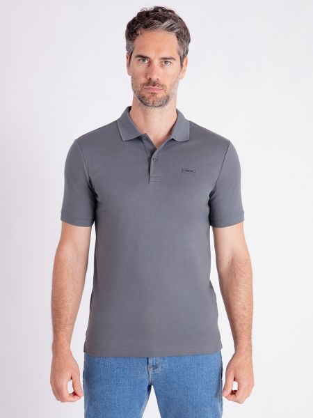 Camisa slim fit Calvin Klein gris