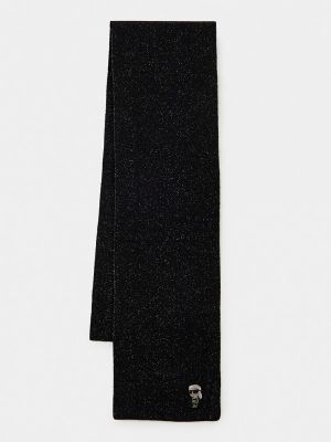 Черный шарф Karl Lagerfeld