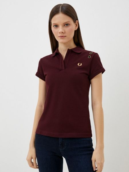 Поло Fred Perry бордовое