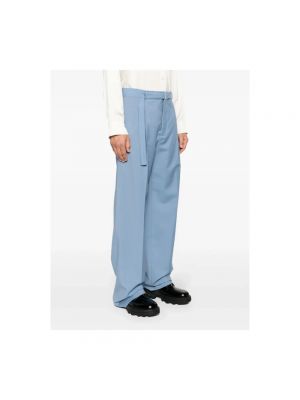 Pantalones de lana bootcut bootcut Lanvin azul