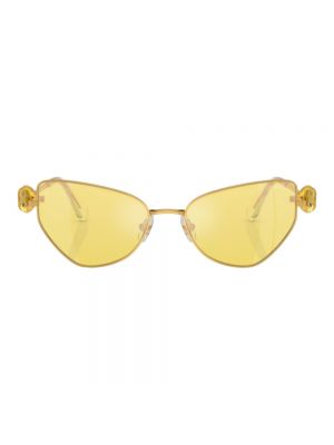 Okulary przeciwsłoneczne Swarovski żółte