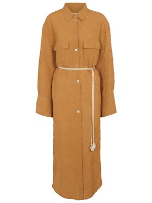 Robe mi-longue Nanushka marron