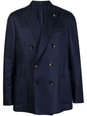 Lang blazer Lardini blå