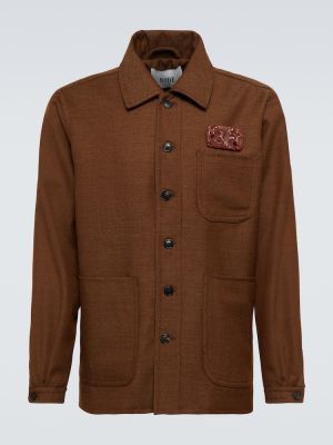 Chaqueta de lana Bode marrón