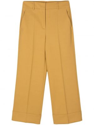 Pantaloni cu croială lejeră Incotex galben