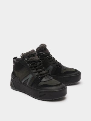 Черные ботинки Lacoste