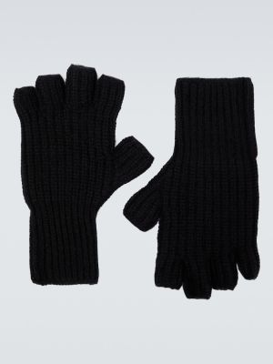 Mănuși din cașmir Amiri negru