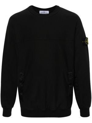 Sweatshirt aus baumwoll Stone Island schwarz