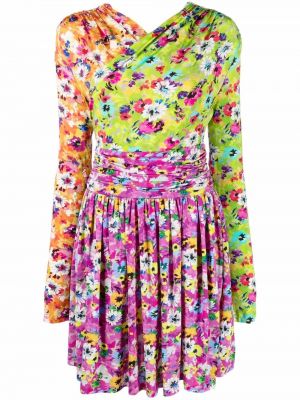 Trykt floral dress Msgm grønn