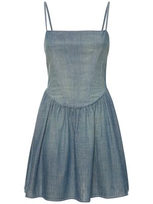 Niebieska sukienka mini Re/done