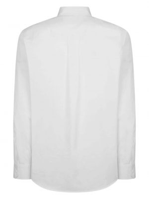 Bavlněná košile s potiskem Dsquared2 bílá