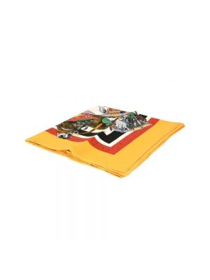 Pañuelo de seda Hermès Vintage amarillo
