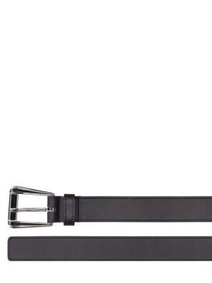 Cinturón de cuero Michael Kors Collection negro