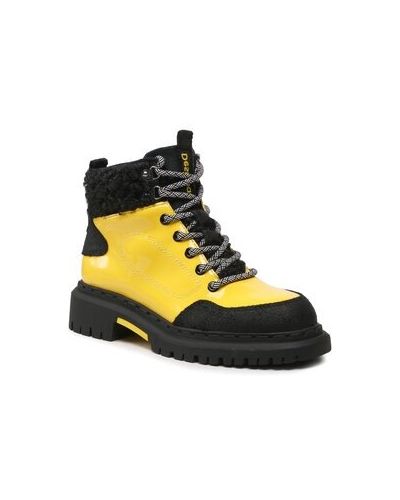 Трекінгові черевики Desigual жовті