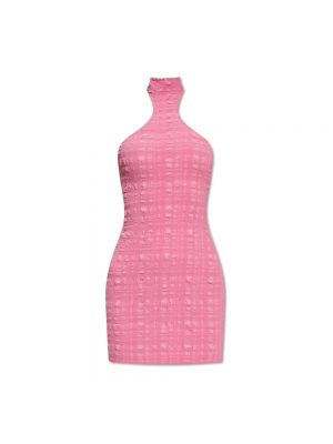 Sukienka mini bez rękawów Nanushka różowa